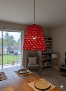 Palm leaf hanging Lamp