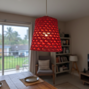 Palm leaf hanging Lamp